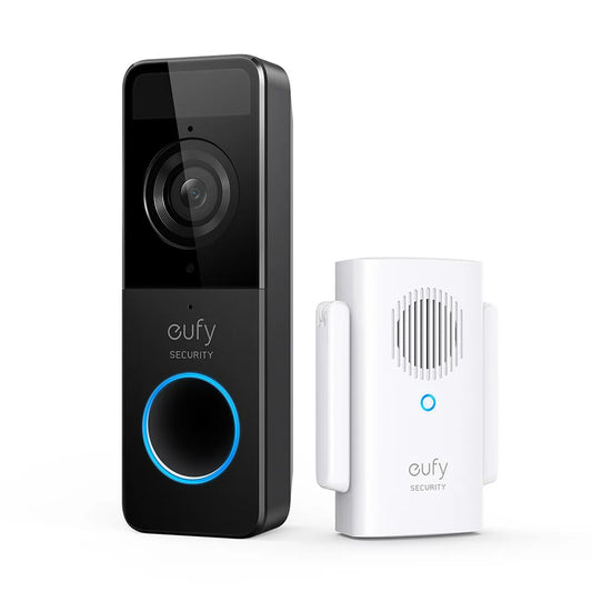 Security by - Wireless 1080P Video Doorbell with Chime, Locally Stored Data