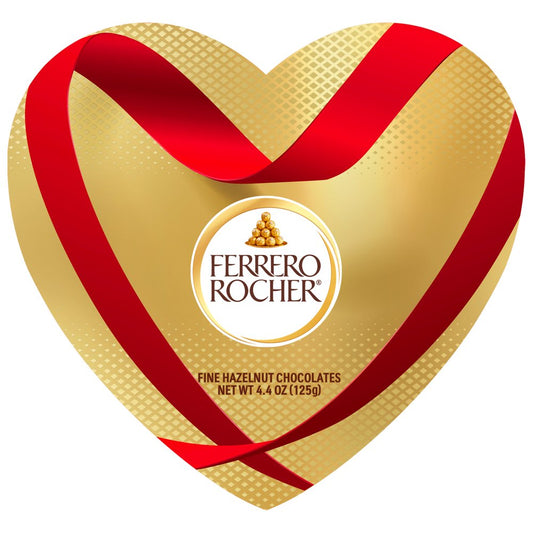 Milk Chocolate Hazelnut, Valentine'S Chocolate Heart Gift Box, 10 Count