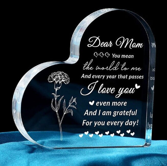 Valentines Day Gift for Mom Mother Heart Love Gifts Souvenir Present