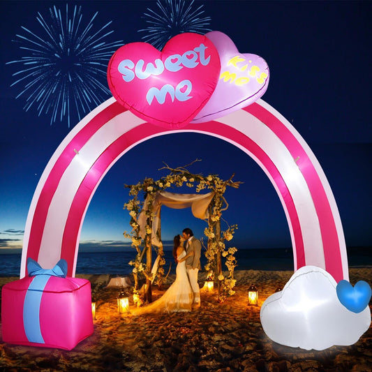 Danxilu 10 FT Valentine Inflatables Outdoor Decorations, Valentines Day Infla...